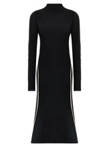 Sportmax Bicolor Viscose Midi Dress
