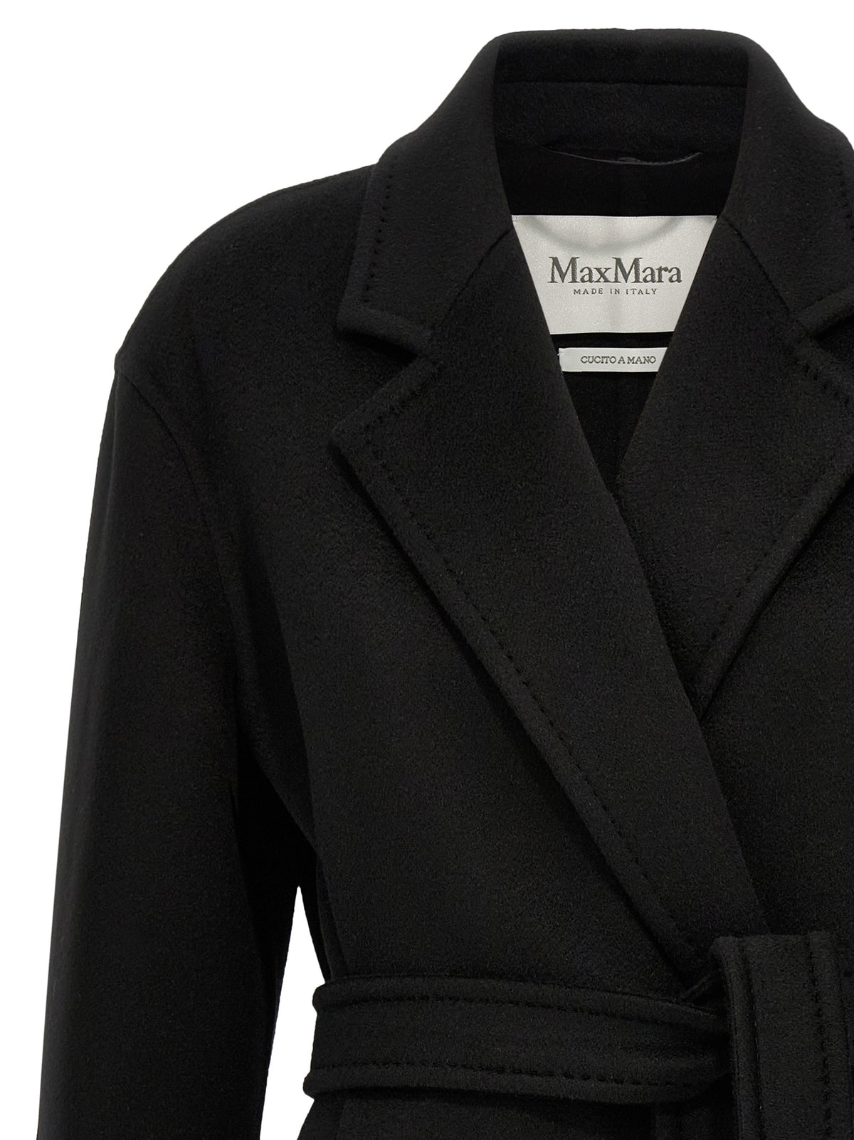 Manteau Max Mara en cachemire noir