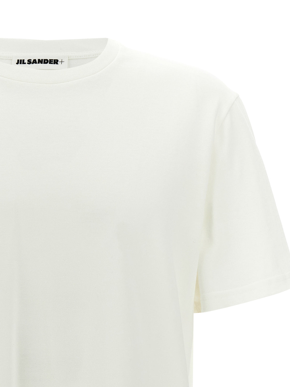 Jil Sander White Cotton T-Shirt - Effortlessly Chic Design