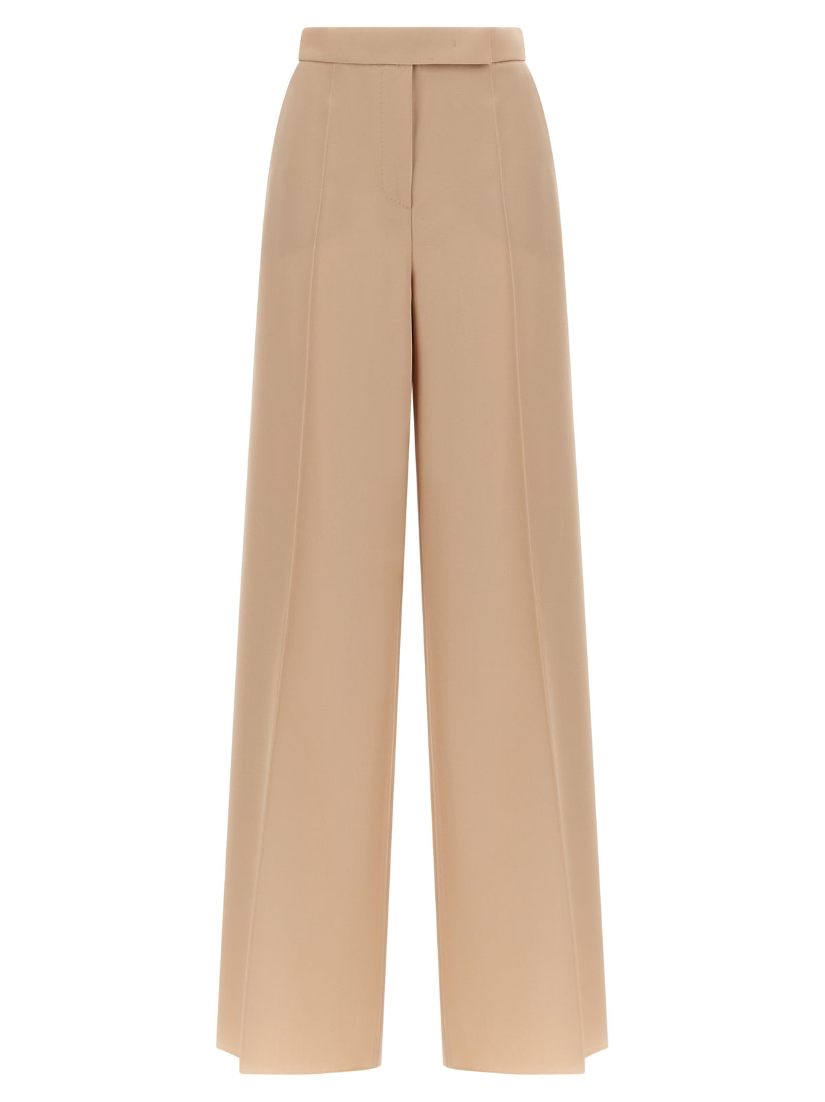 Max Mara Beige Virgin Wool Casual Pants