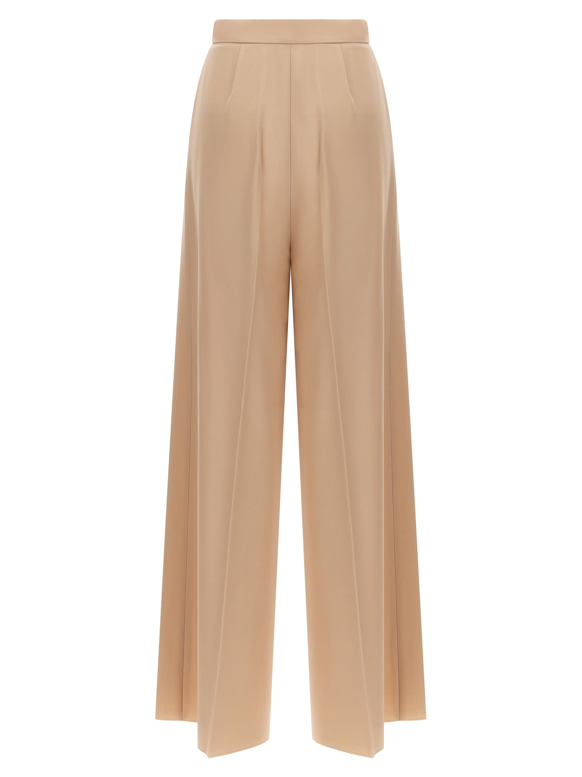 Max Mara Beige Virgin Wool Casual Pants