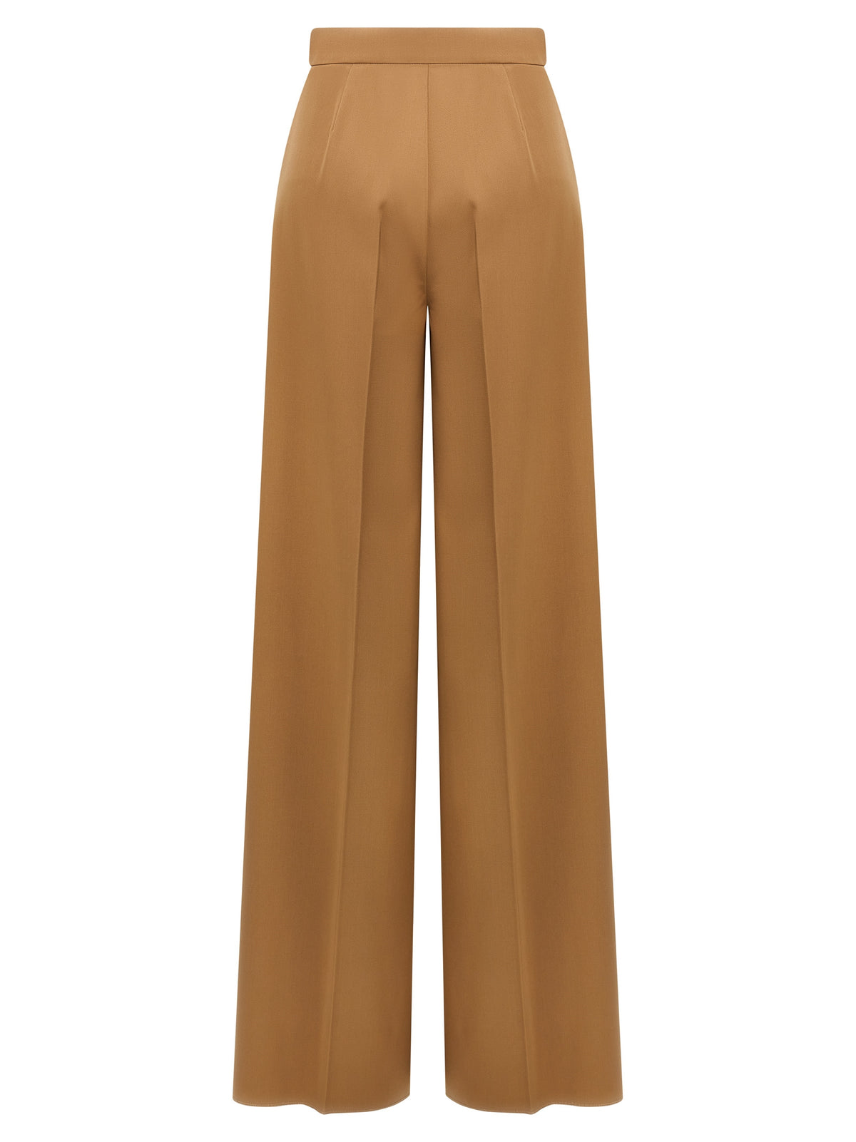 Max Mara Brown Virgin Wool Casual Pants