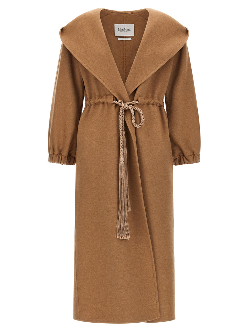 Manteau Max Mara en laine marron