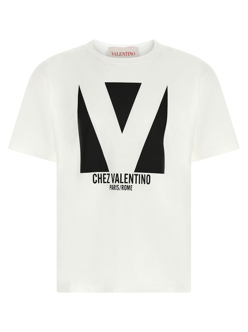Valentino Garavani Bicolor Cotton T-Shirt