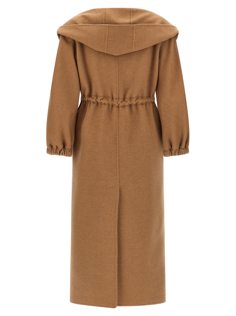 Manteau Max Mara en laine marron