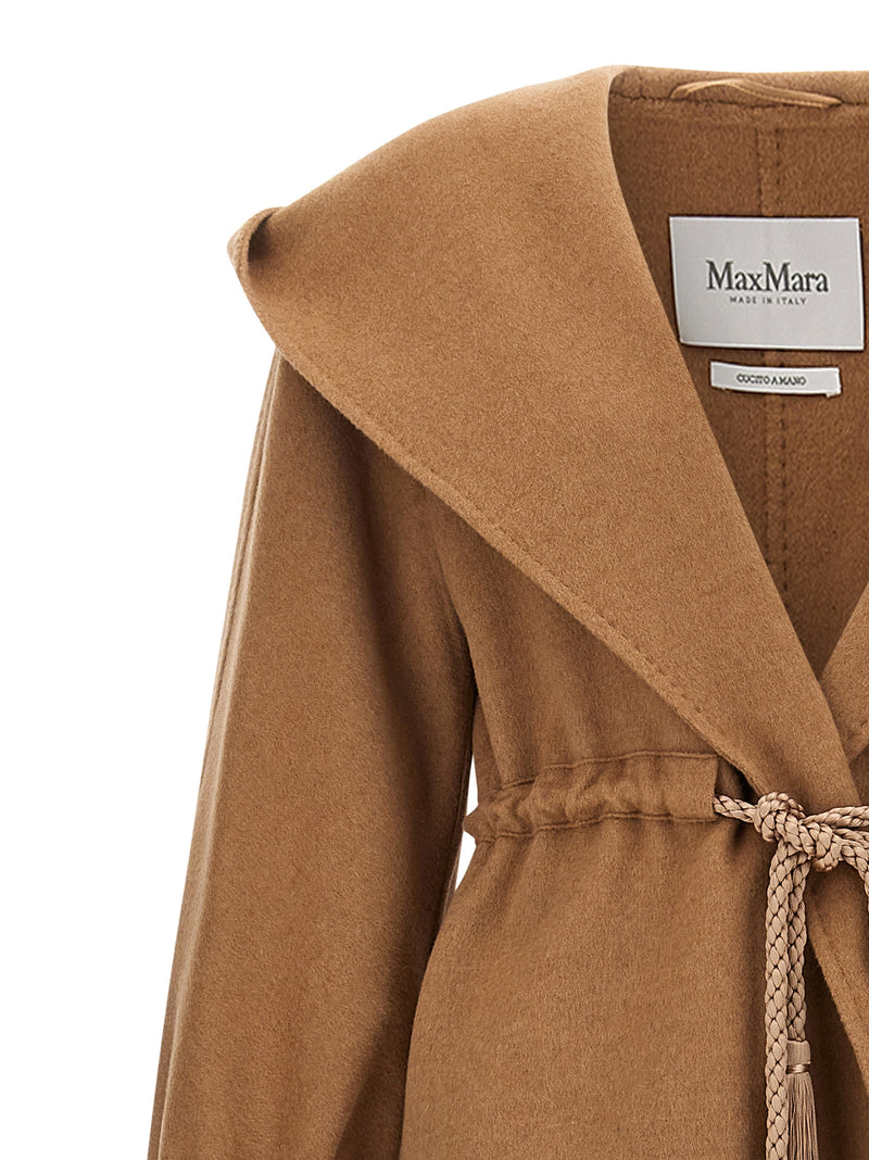 Manteau Max Mara en laine marron