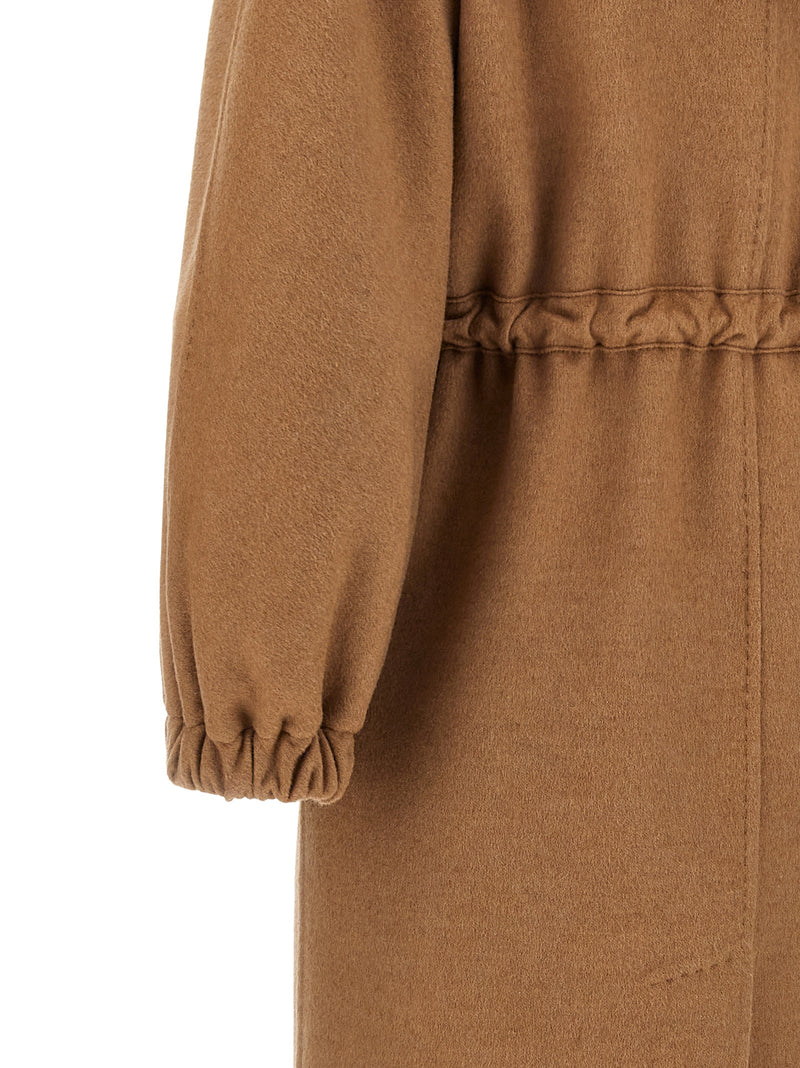 Manteau Max Mara en laine marron