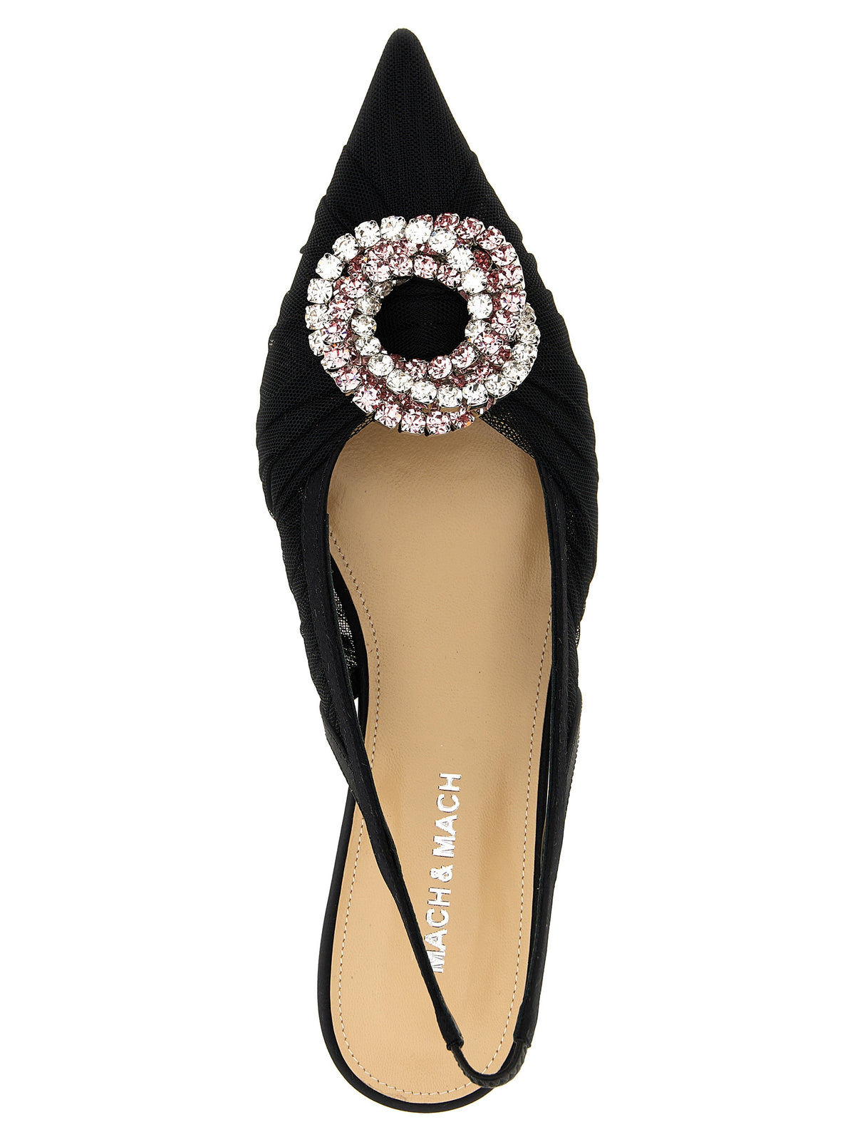 Ballerines noires en polyamide MACH & MACH