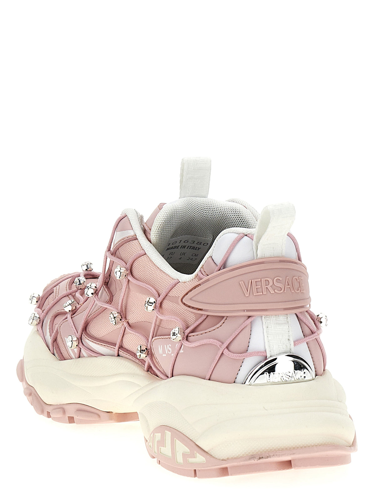 Versace Multicolor Polyester Athletic Sneakers