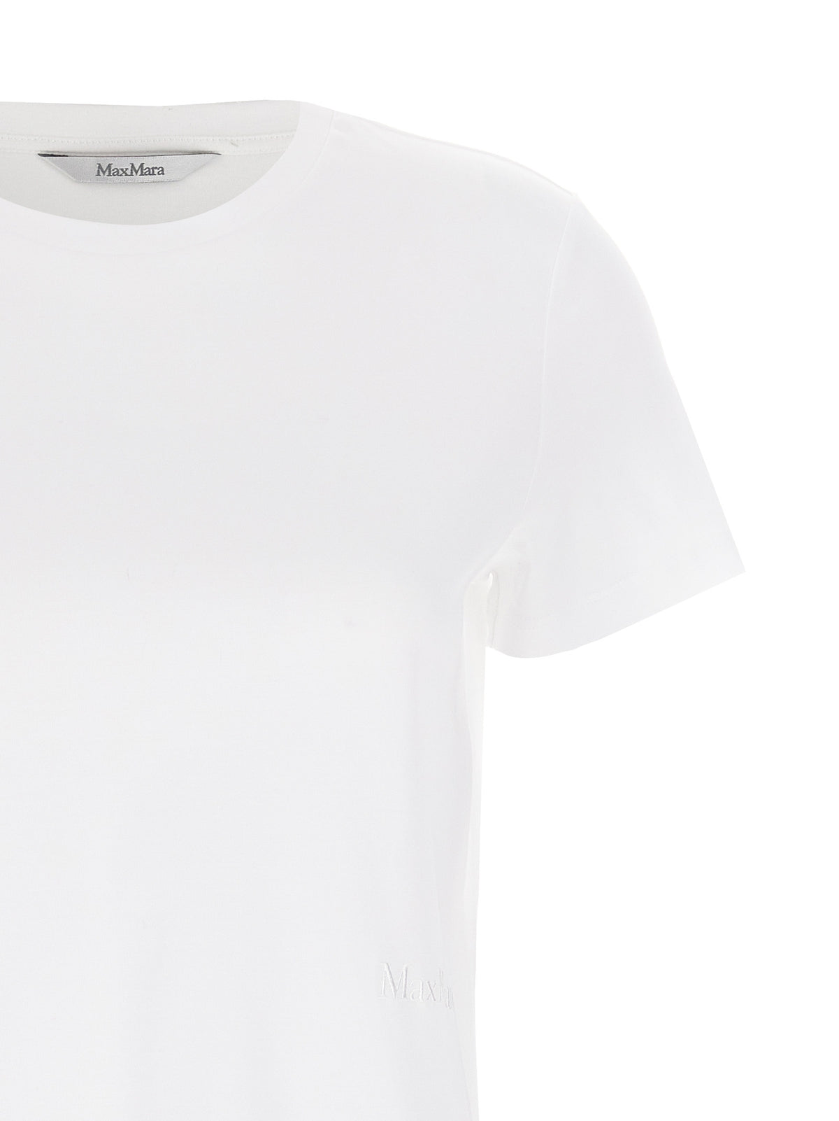 Max Mara Nerina White Cotton T-Shirt for Women