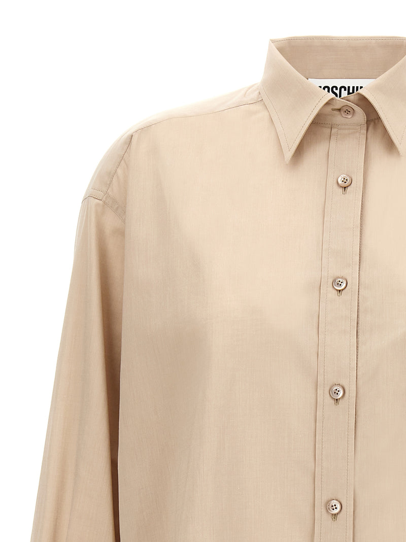 Moschino Beige Cotton Blouse - Chic & Stylish
