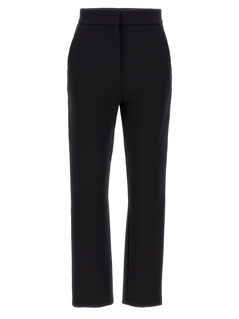 Max Mara Black Polyamide Casual Pants