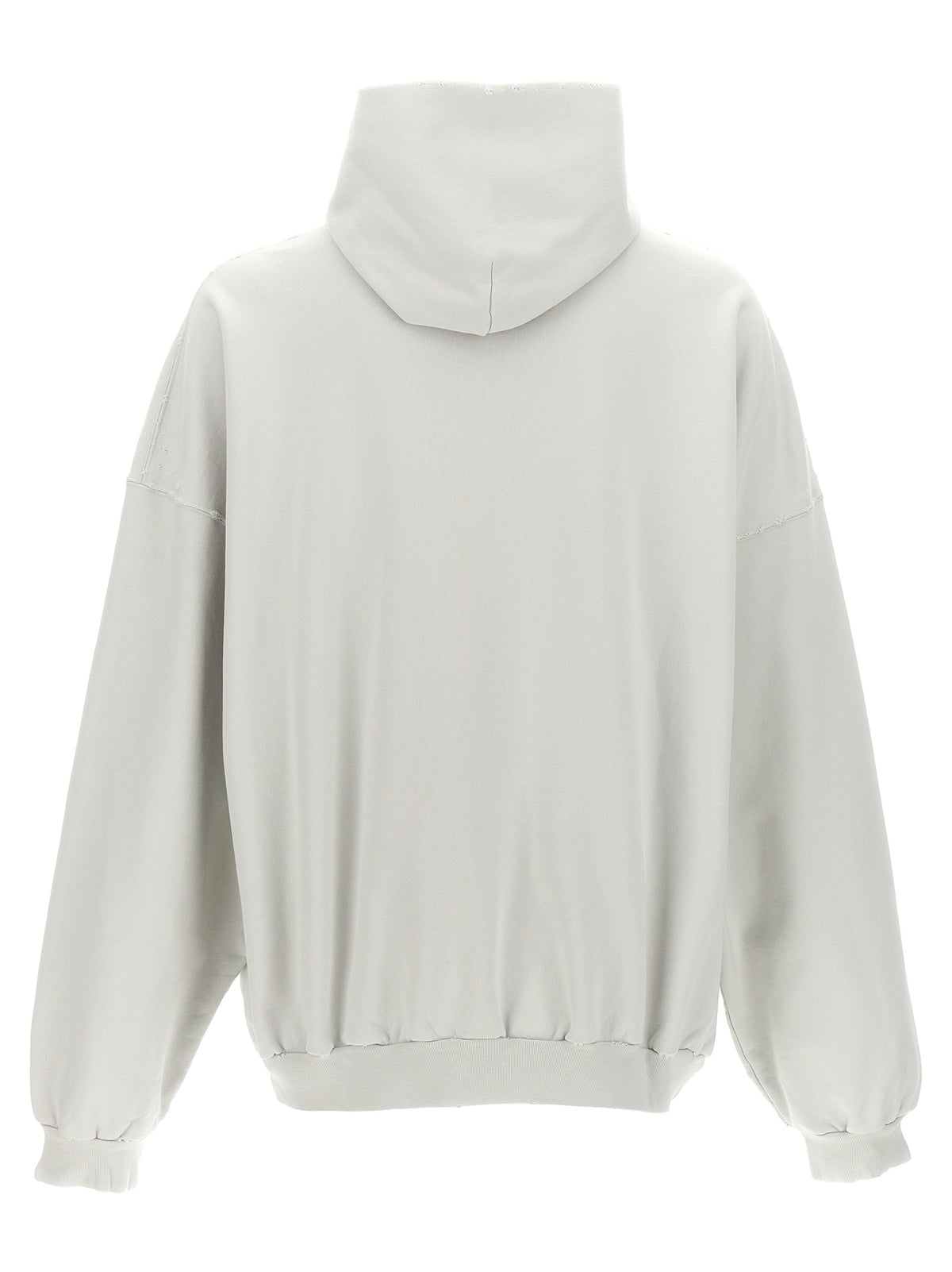 Balenciaga White Cotton Sweatshirt