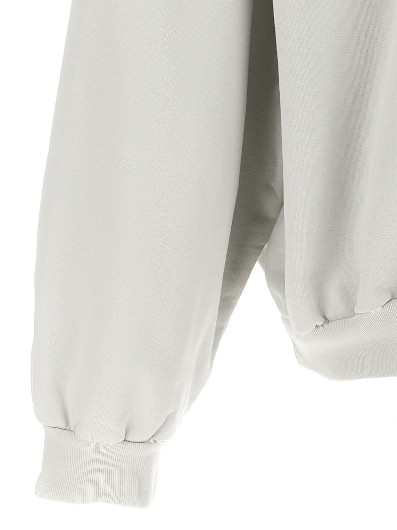 Balenciaga White Cotton Sweatshirt