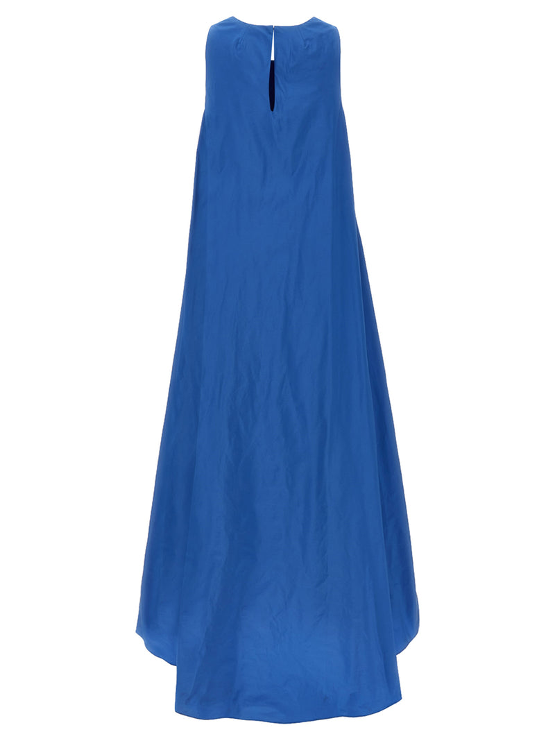 P.A.R.O.S.H. Pimpy Blue Polyester Long Dress