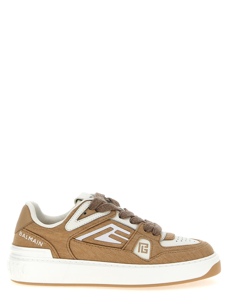 Baskets basses Balmain en polyester beige