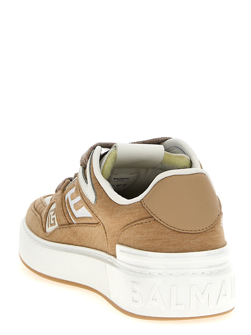 Baskets basses Balmain en polyester beige