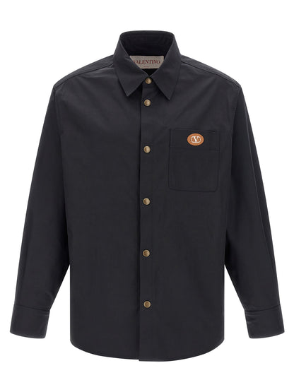 Valentino Garavani Blue Polyester Full-Length Jacket