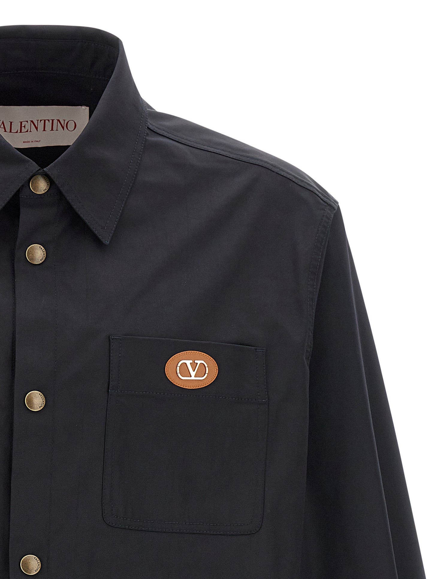 Valentino Garavani Blue Polyester Full-Length Jacket