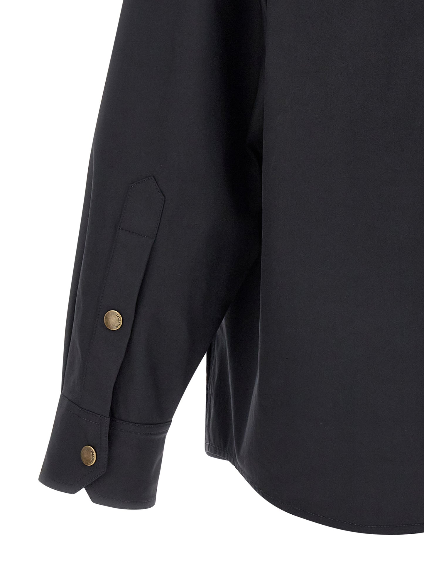 Valentino Garavani Blue Polyester Full-Length Jacket