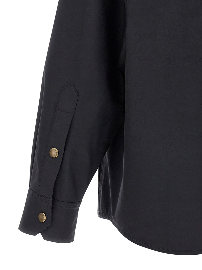 Valentino Garavani Blue Polyester Full-Length Jacket