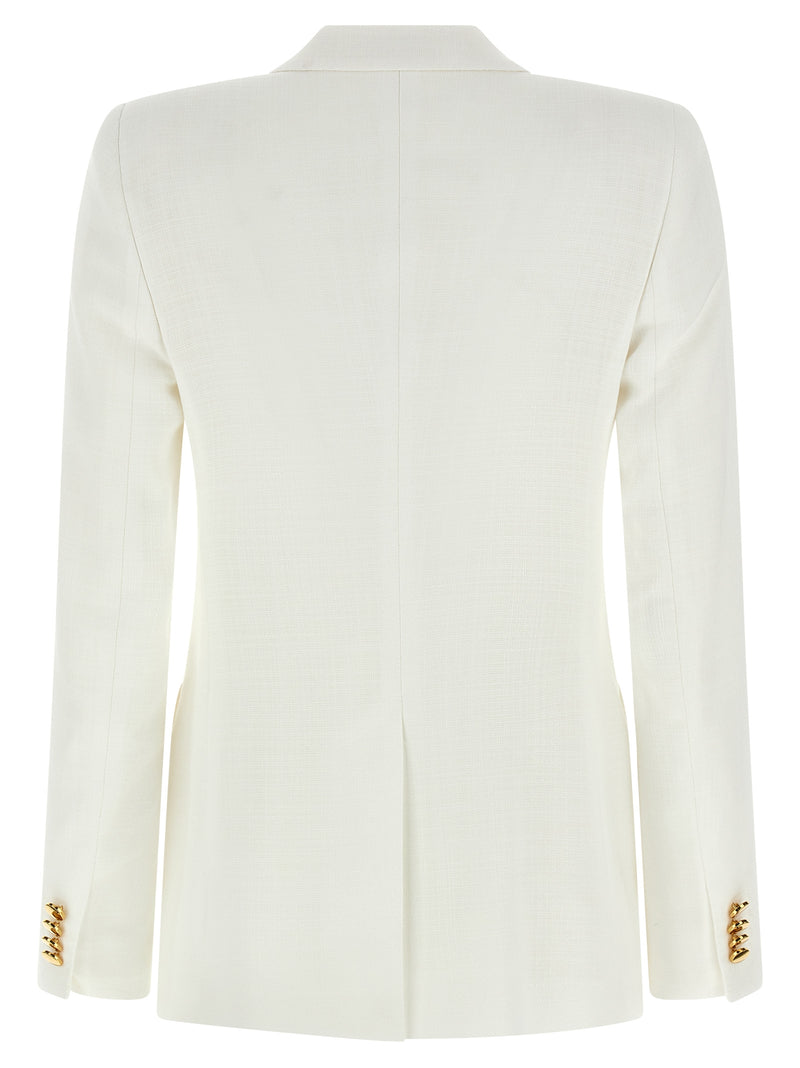Tagliatore White Viscose Blazer