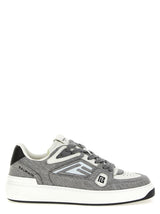 Balmain Multicolor Polyester Athletic Sneakers