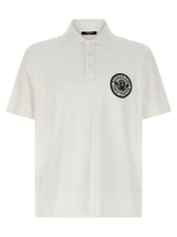Polo Balmain en coton bicolore