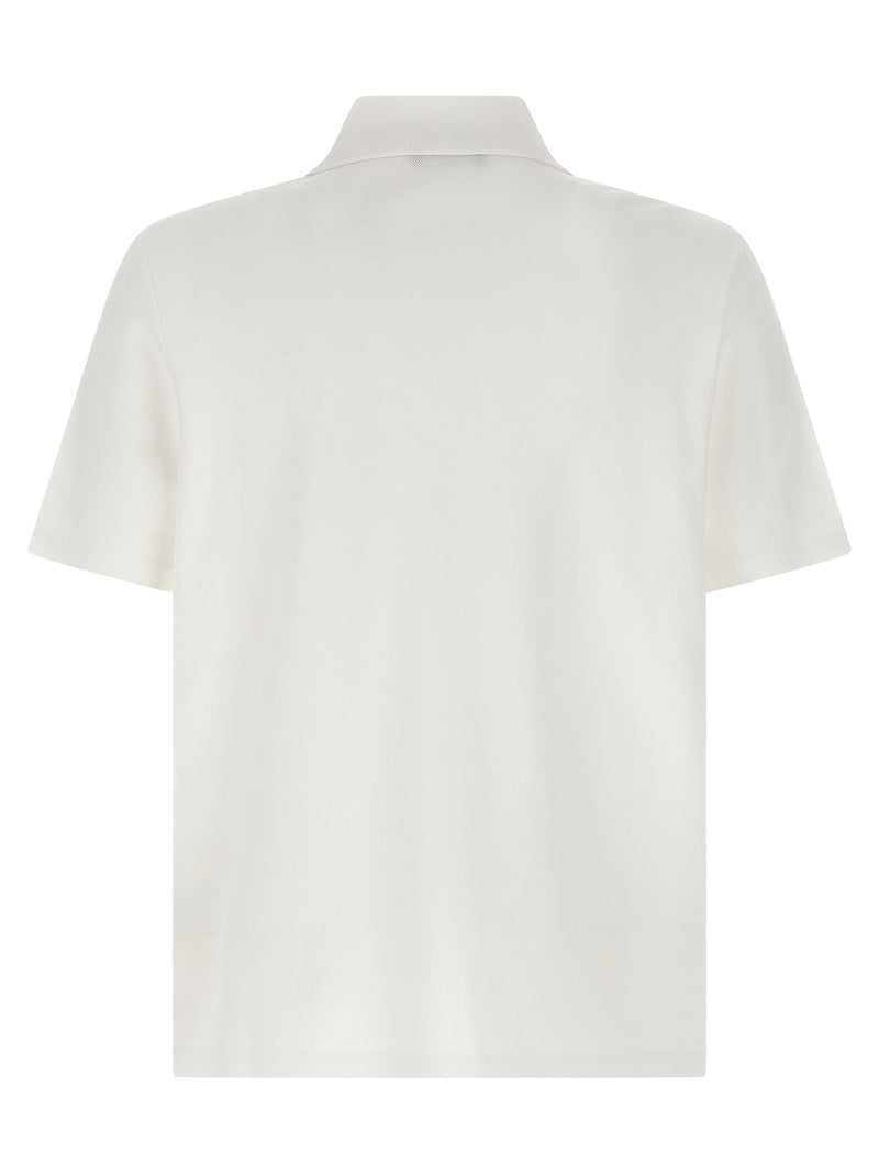 Balmain Bicolor Cotton Polo Shirt