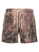 Short de bain Palm Angels en polyester multicolore