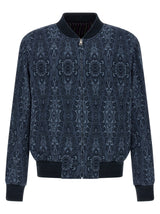 Etro Blue Cotton Bomber