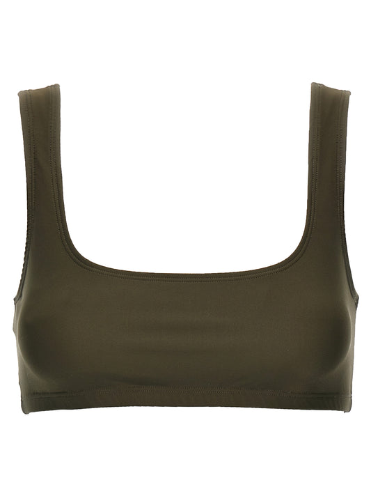 The Andamane Hollywood Brown Polyamide Tank Top