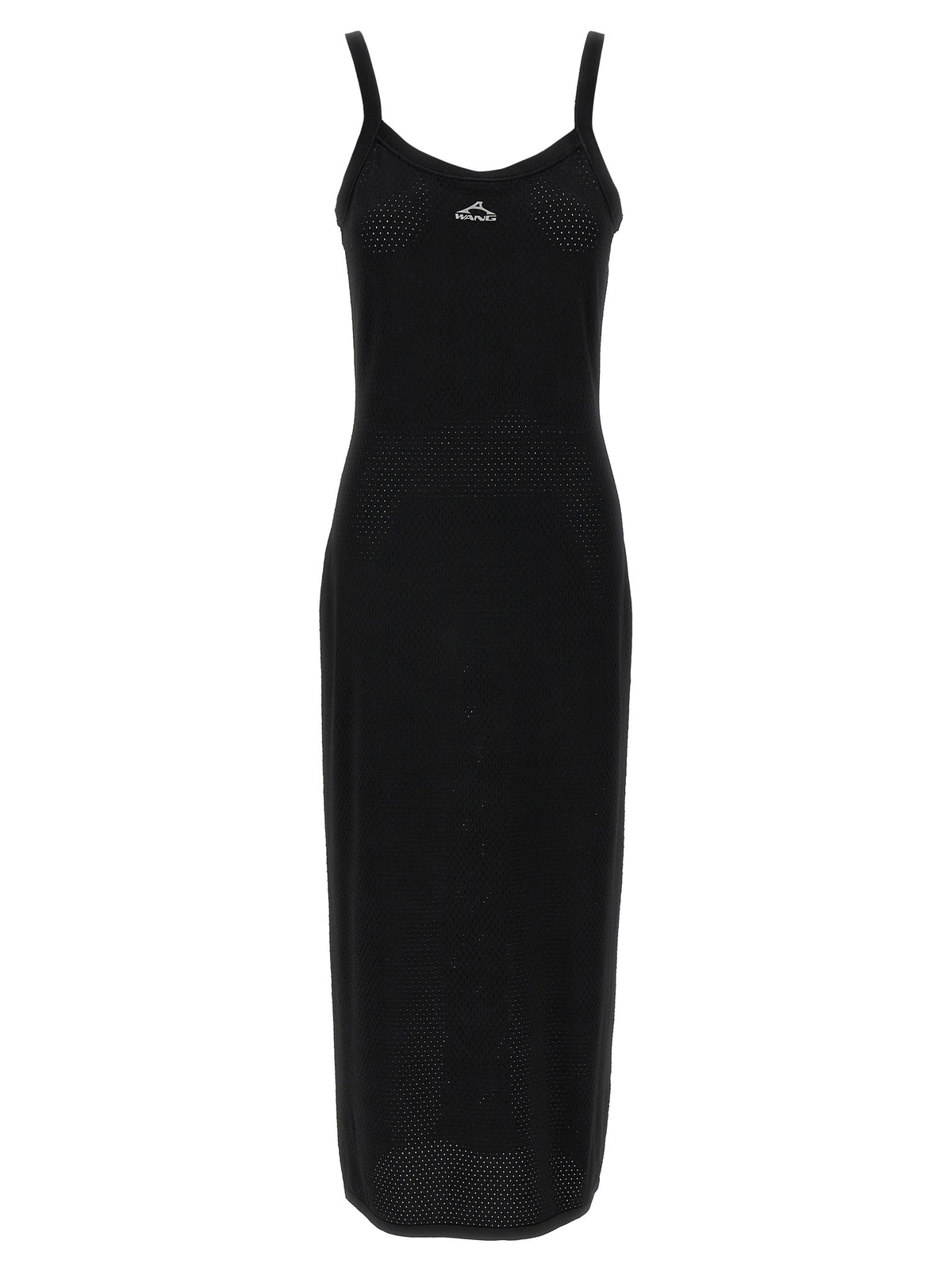 T BY ALEXANDER WANG Black Viscose Midi Dress