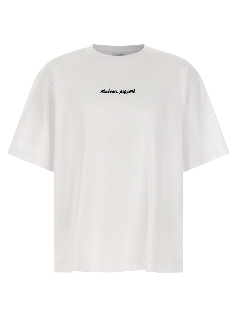 Maison Kitsuné White Cotton T-Shirt - Timeless Elegance
