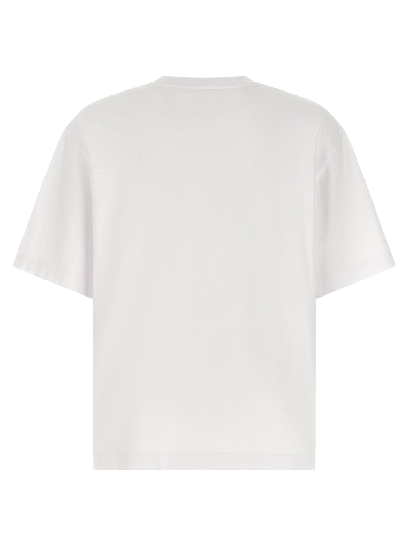 Maison Kitsuné White Cotton T-Shirt - Timeless Elegance
