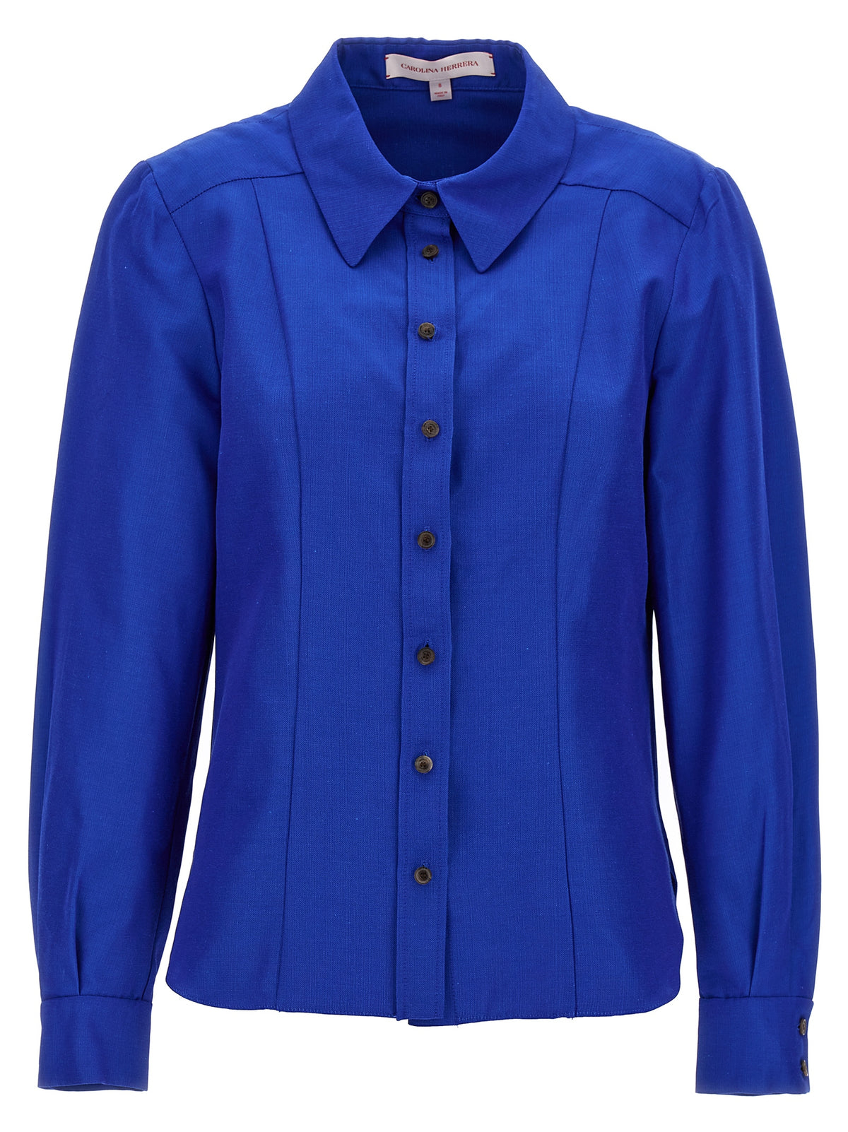 Carolina Herrera Blue Cotton Blouse