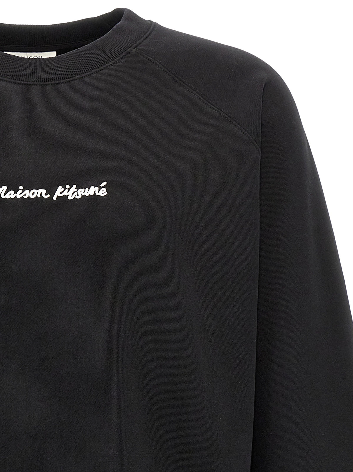 Maison Kitsuné Black Cotton Sweatshirt