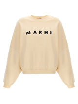 Marni White Cotton Sweatshirt