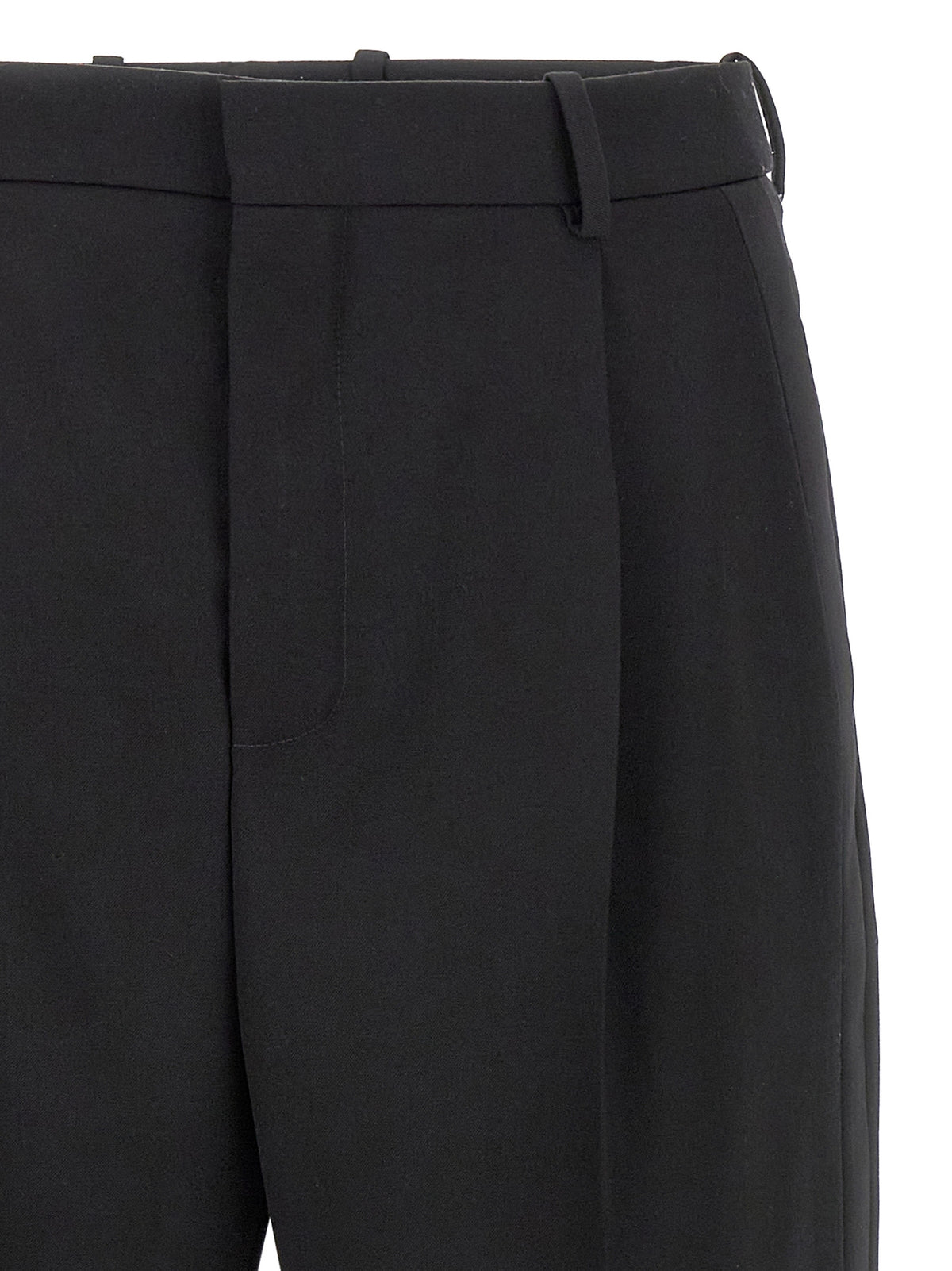 Pantalon de costume Saint Laurent noir en laine
