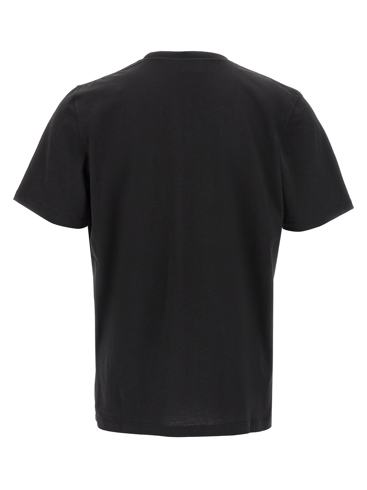 Saint Laurent Black Cotton T-Shirt - Classic Elegance