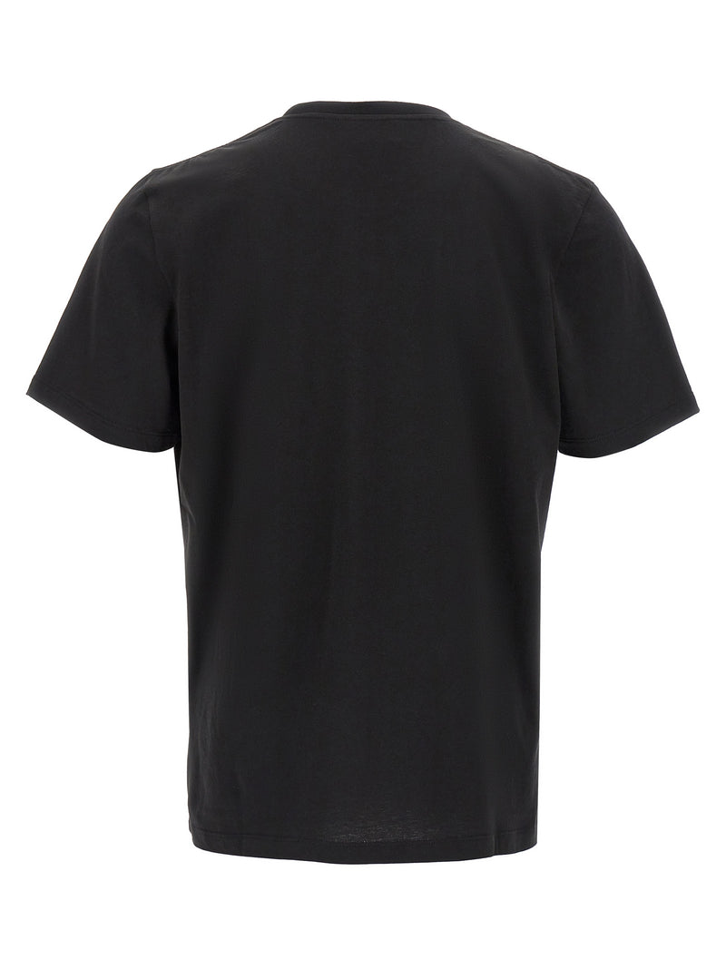 Saint Laurent Black Cotton T-Shirt - Classic Elegance
