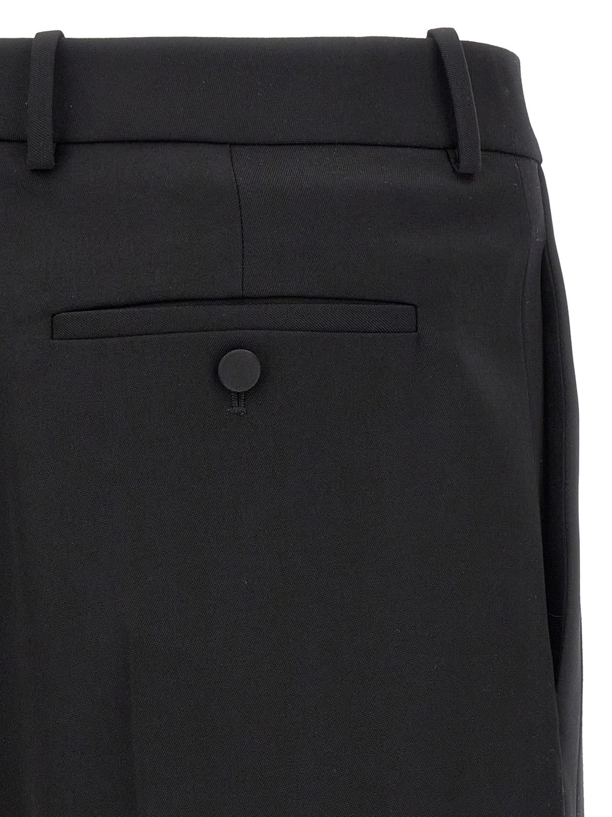 Pantalon de costume Saint Laurent noir en laine