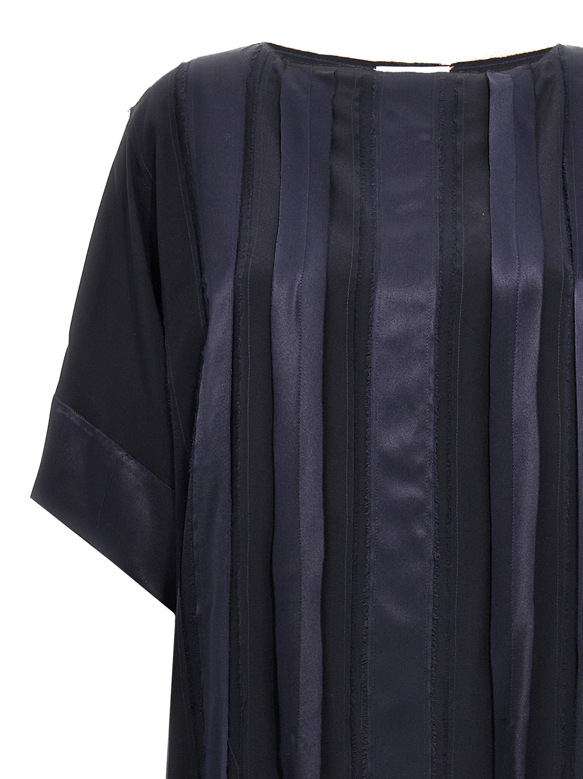 DI.LA3 PARI' Blue Silk Long Dress