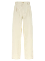 A.P.C. Beige Cotton Casual Pants