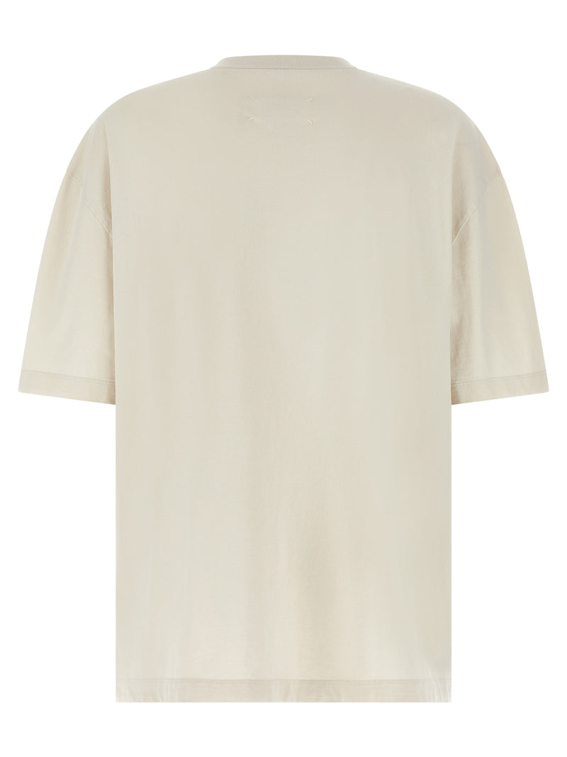 Maison Margiela Beige Cotton T-Shirt for Men