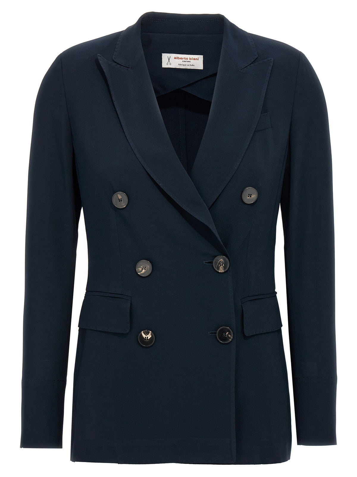 Veste Alberto Biani en viscose bleue