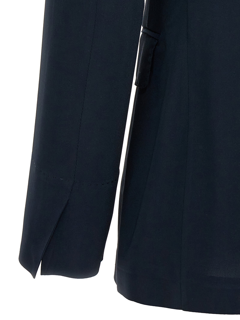 Alberto Biani Blue Viscose Blazer
