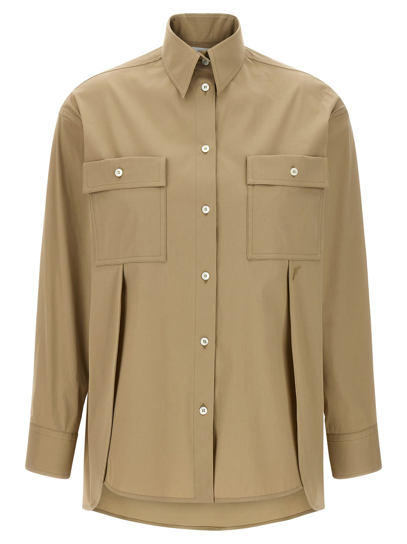 Ferragamo Beige Cotton Blouse - Chic and Elegant Design