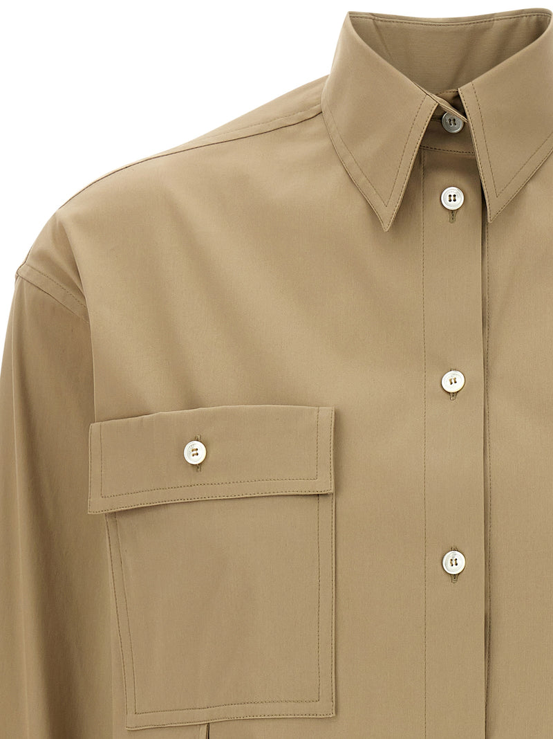 Ferragamo Beige Cotton Blouse - Chic and Elegant Design