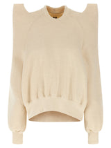 DRKSHDW Beige Cotton Sweatshirt